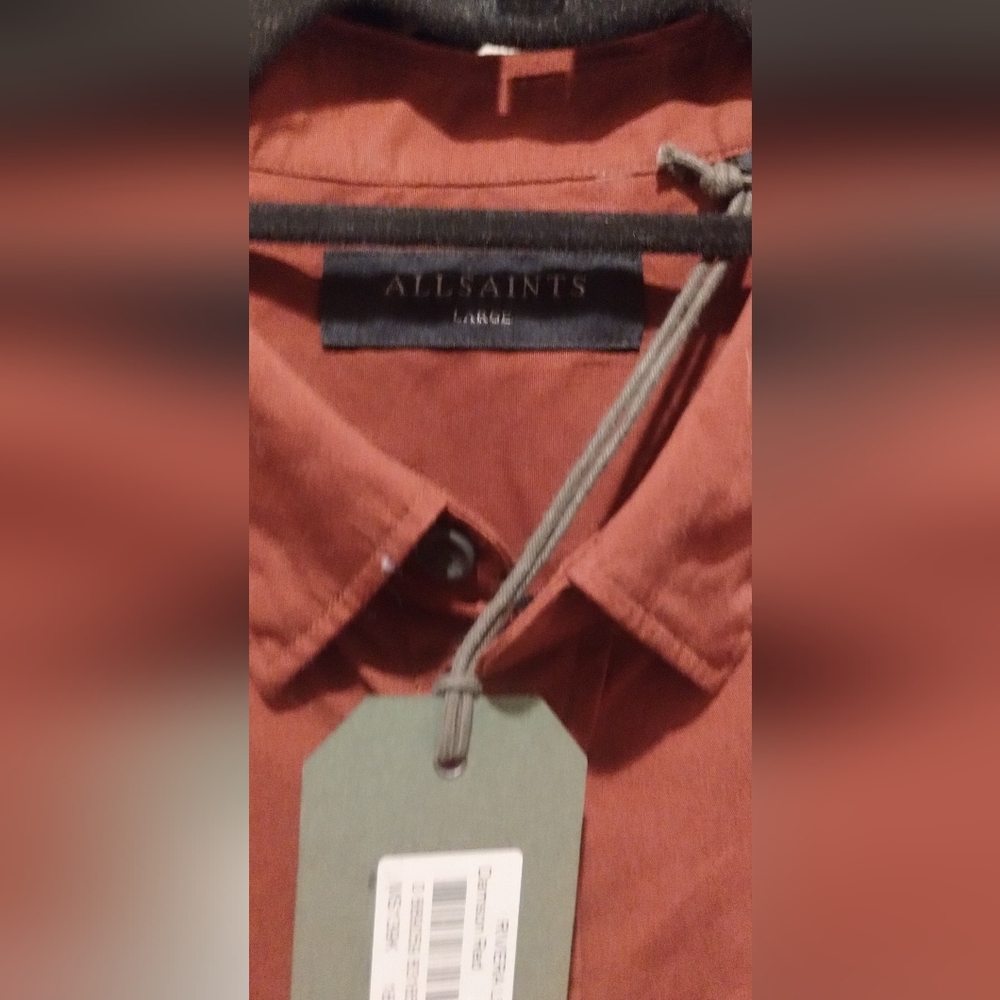 🔥NWT🔥 ALL SAINTS - Rivera LS button up shirt - Picture 3 of 7